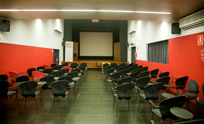 Sala d’actes de l’edifici principal (av. Drassanes, 14)