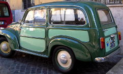 A car in Rome