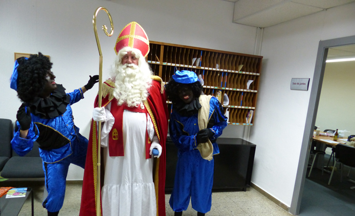Sinterklaas visits the EOIBD